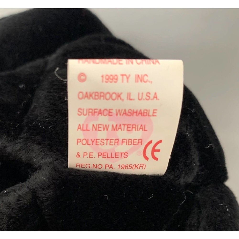 (K6) Ty Beanie Baby 'Mooch' Spider Monkey Rare Retired W / Tag Errors 1998/1999 - Picture 8 of 9